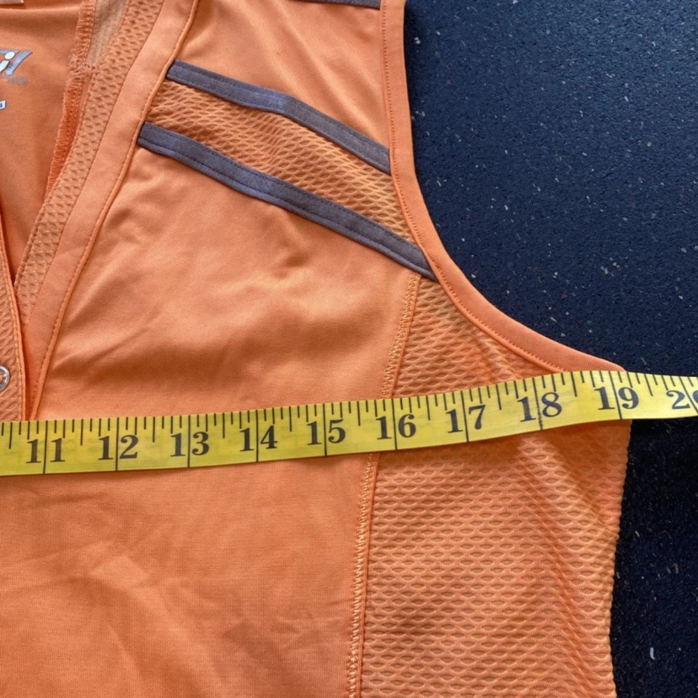 Tail Women's Golf Tennis Tank Sleeveless Orange Black Size Medium Collarless￼ - Picture 5 of 8